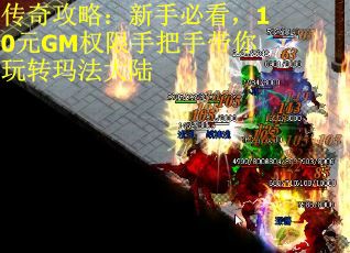 传奇攻略：新手必看，10元GM权限手把手带你玩转玛法大陆