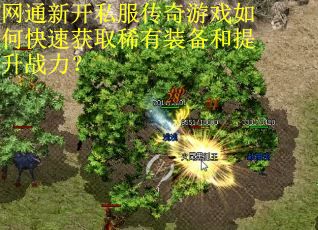 网通新开私服传奇游戏如何快速获取稀有装备和提升战力? 网通新开私服传奇游戏如何快速获取稀有装备和提升战力?