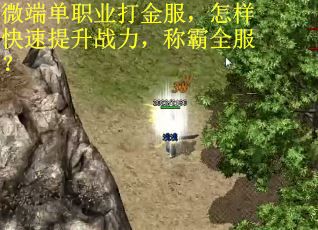 微端单职业打金服，怎样快速提升战力，称霸全服？