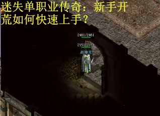 迷失单职业传奇：新手开荒如何快速上手？
