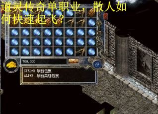 道灵传奇单职业，散人如何快速起飞？