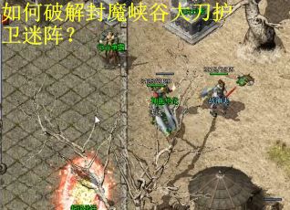 如何破解封魔峡谷大刀护卫迷阵? 如何破解封魔峡谷大刀护卫迷阵?