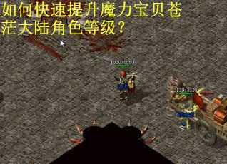 如何快速提升魔力宝贝苍茫大陆角色等级？