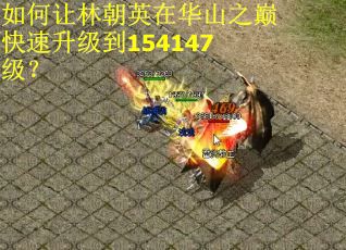 如何让林朝英在华山之巅快速升级到154147级？