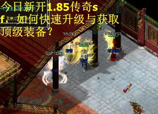 今日新开1.85传奇sf，如何快速升级与获取顶级装备？