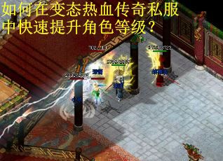 如何在变态热血传奇私服中快速提升角色等级？